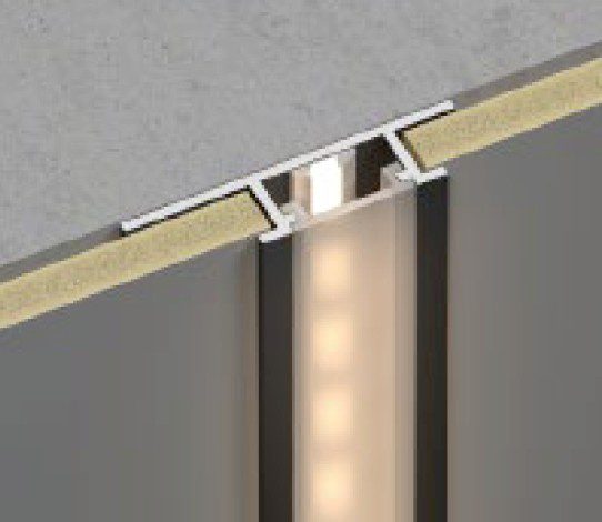 Profil led  din aluminiu pentru panourile WPC 8  mm a AL267