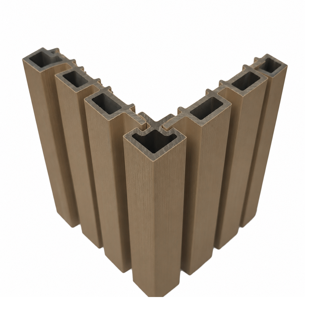 Coltar pentru Riflaj Maro, Colt Exterior, 40x40 mm, Lungime 2.9 m, din WPC Lemn Compozit