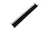 Profile tip H, pentru imbinarea panourilor panou decorativ perete WPC din aluminiu, 300x0.8cm, Negru