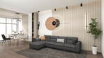 panou riflaj decorativ 3D PS duropolimer 0,31 m2 JC1159-D-0211
