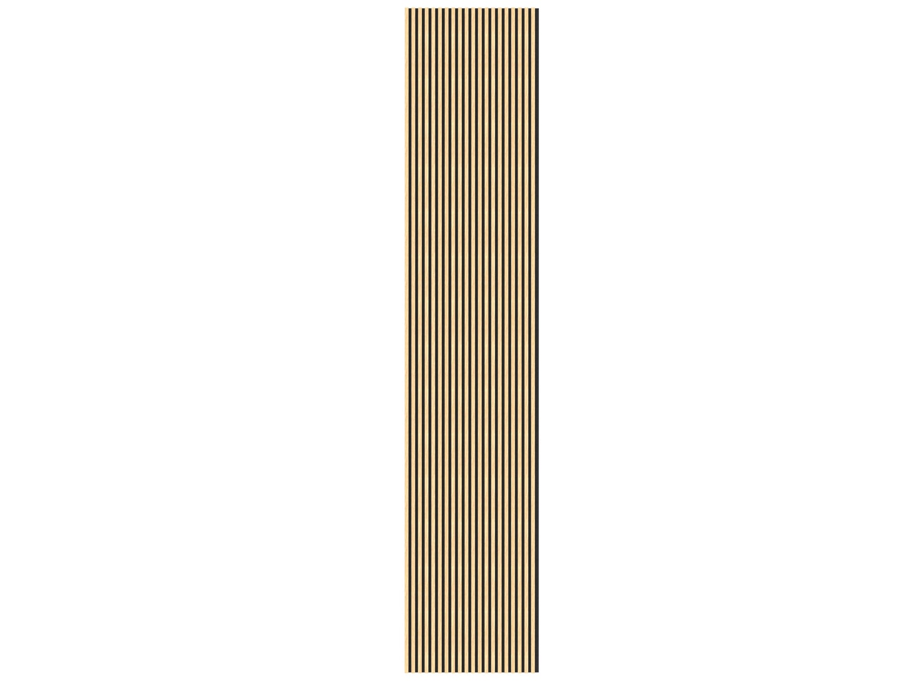 panou riflaj MDF acustic decorativ 26WV  1.68 m2 2800x600x18 mm
