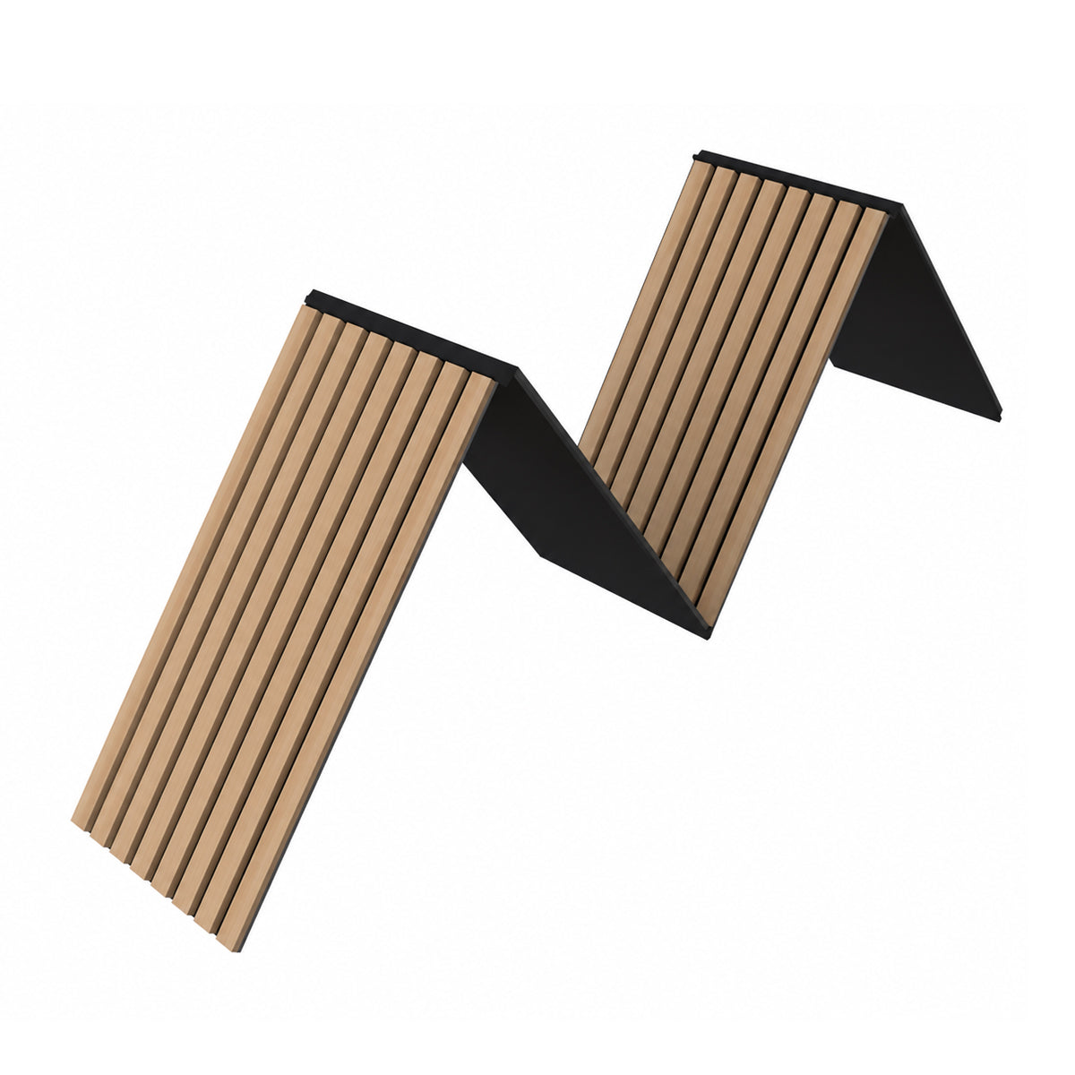 Panou Acustic Decorativ Pliabil MDF JM1372-BDT-26WV, 280 × 32 × 1.8 cm