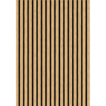 Panou Riflaj Decorativ MDF JM1372-MBW-08WV, 280 × 60 × 1.8 cm