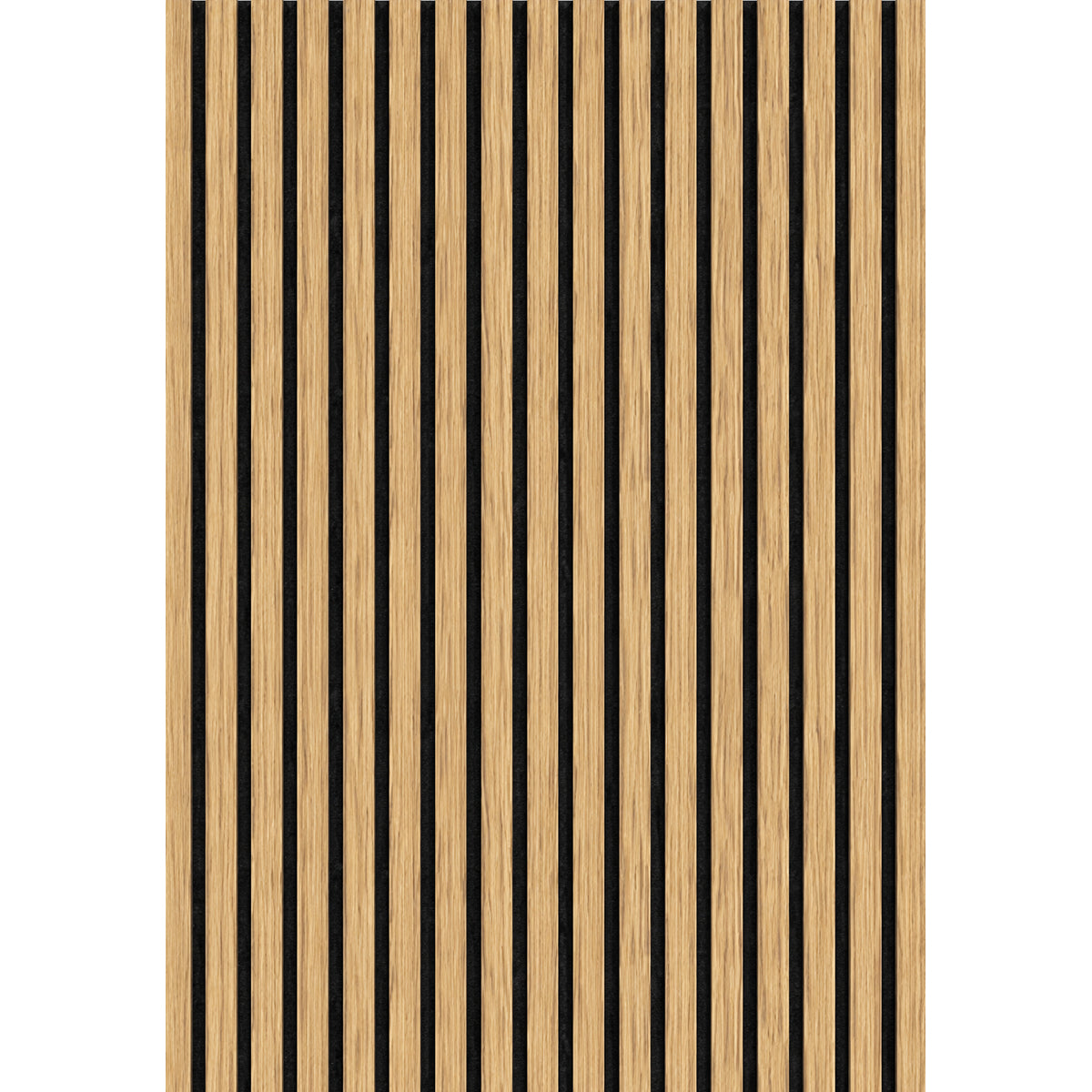 Panou Riflaj Decorativ MDF JM1372-MBW-08WV, 280 × 60 × 1.8 cm