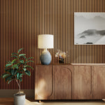 Panou Riflaj Decorativ MDF JM1372-MBW-DT31, 280 × 60 × 1.8 cm