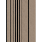 Panou Riflaj Decorativ MDF JM1386-MBW-B111 TI08, 280 × 60 × 1.8 cm