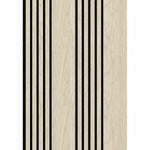 Panou Riflaj Decorativ MDF JM1386-MBW-DT15 TI06, 280 × 60 × 1.8 cm