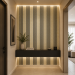 Panou Riflaj Decorativ MDF JM1386-MBW-DT15 TI06, 280 × 60 × 1.8 cm