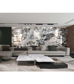 Set de 3 panouri decorative de perete SS012 din carbon