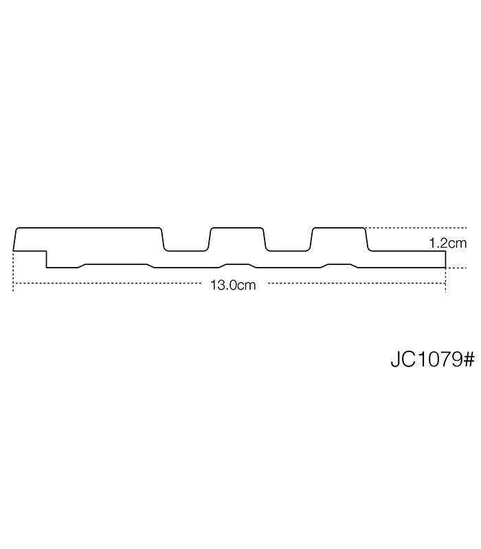 panou riflaj decorativ 3D PS duropolimer JC1079-23T