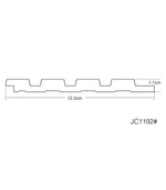 panou riflaj decorativ 3D PS duropolimer JC1192-B465