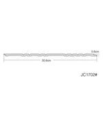 panou riflaj decorativ 3D PS duropolimer JC1702-0081BT