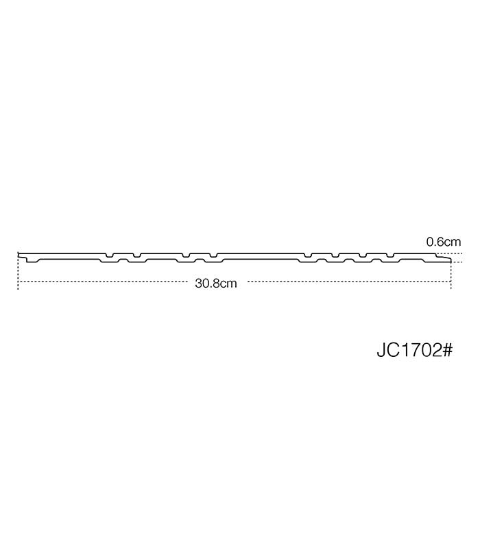 panou riflaj decorativ 3D PS duropolimer JC1702-0081BT
