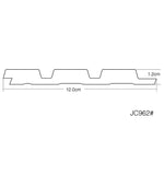 panou riflaj decorativ 3D PS duropolimer 0,31 m2 JC962-1287BT