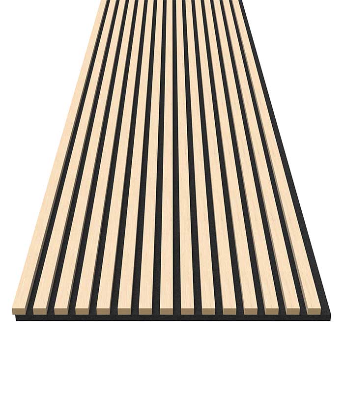panou riflaj MDF acustic decorativ 1.68m2 30WV 2800x600x18 mm