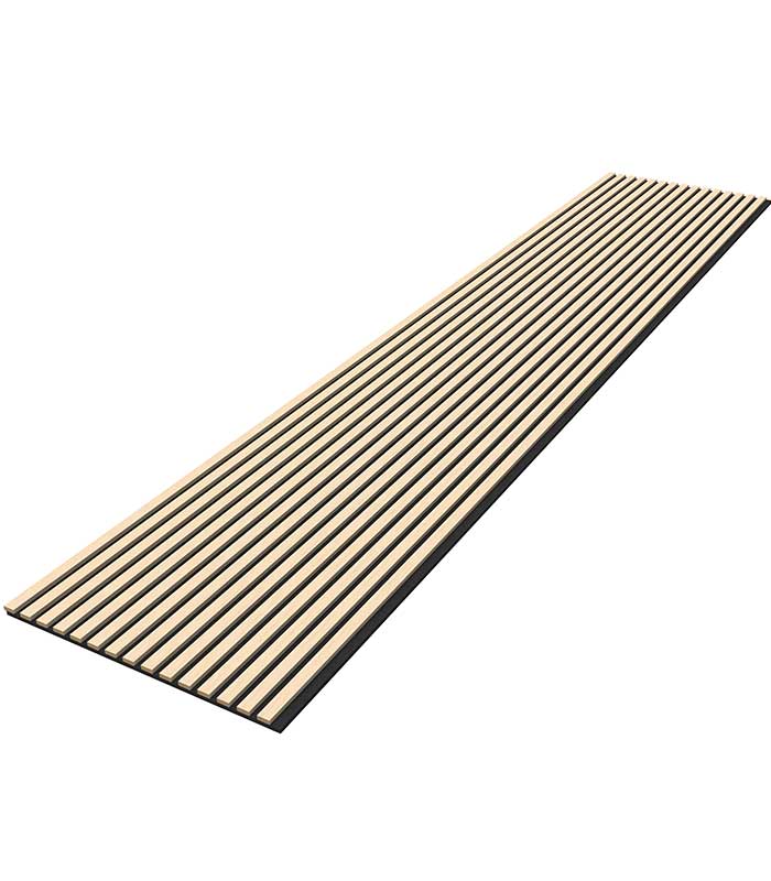 panou riflaj MDF acustic decorativ 1.68m2 30WV 2800x600x18 mm