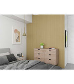 panou riflaj decorativ MDF 3D WDT54 2800x122x12 mm