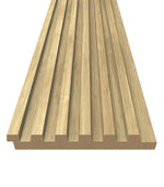 panou riflaj decorativ MDF 3D WDT54 2800x122x12 mm